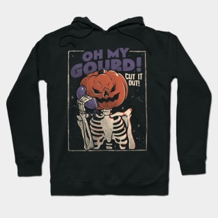 Oh My Gourd - Evil Halloween Pumpkin Skull Gift Hoodie